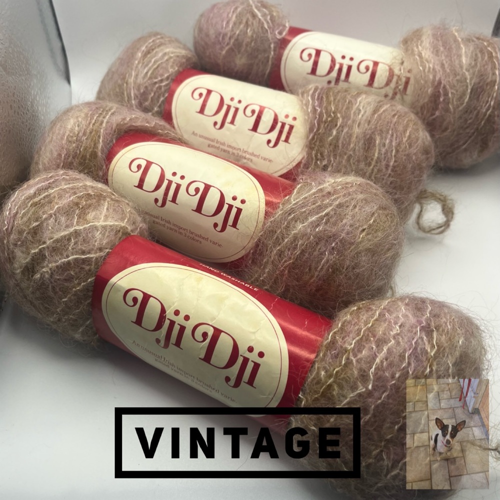 Lot of Vintage NOS Berroco Dji Dji Wool Blend Yarn